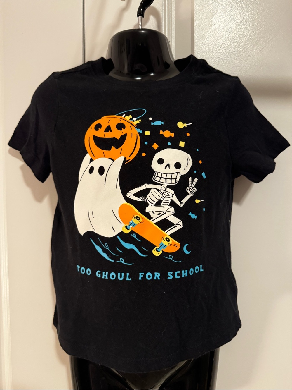 Old Navy Kids' Black Halloween Graphic Tee - Too Ghoul For School